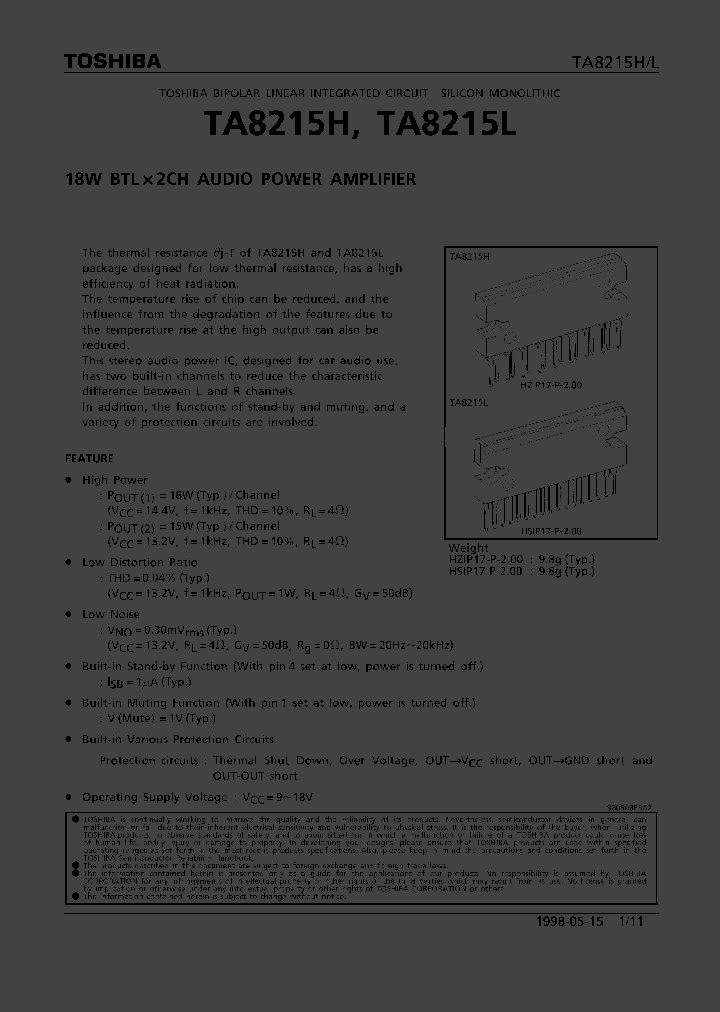TA8215H_258260.PDF Datasheet