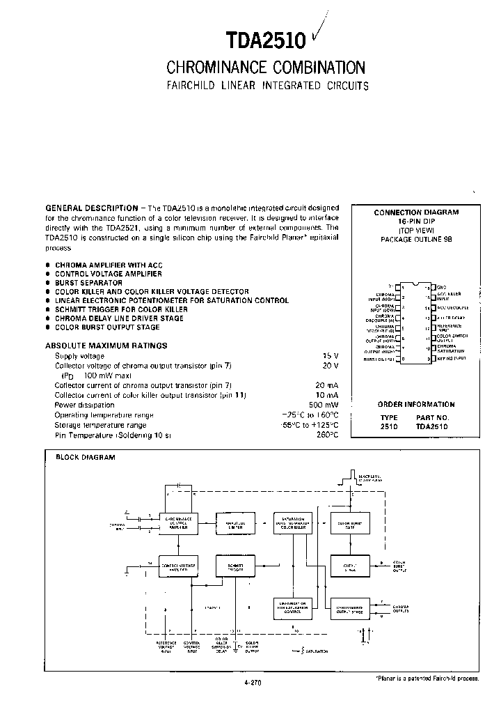 TDA2510_222659.PDF Datasheet