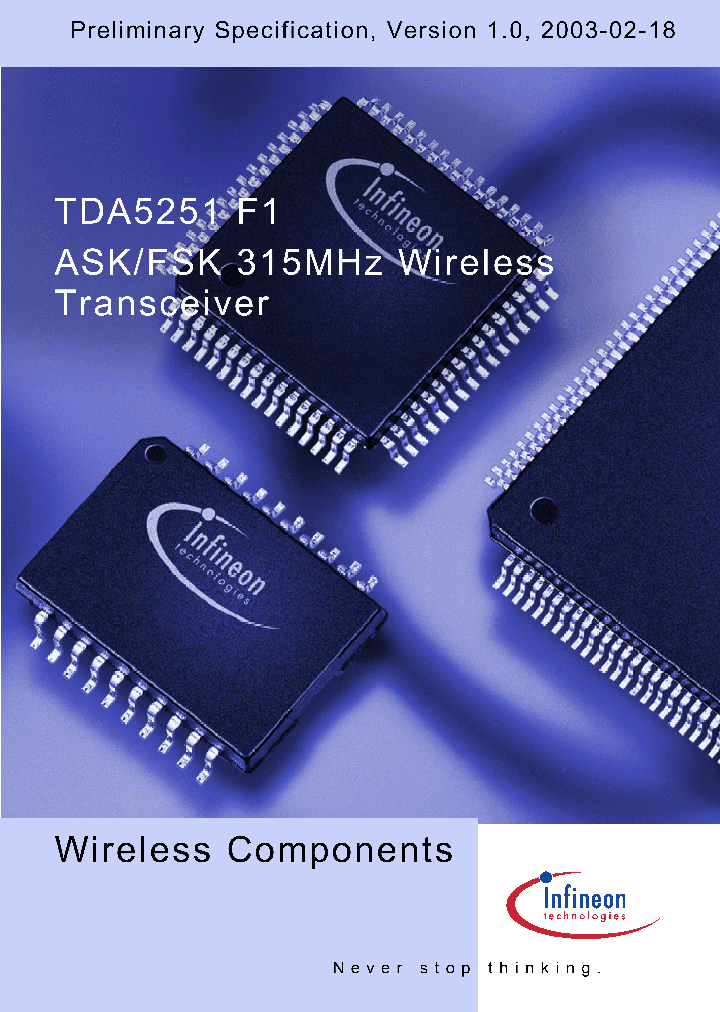 TDA5251F1_233174.PDF Datasheet