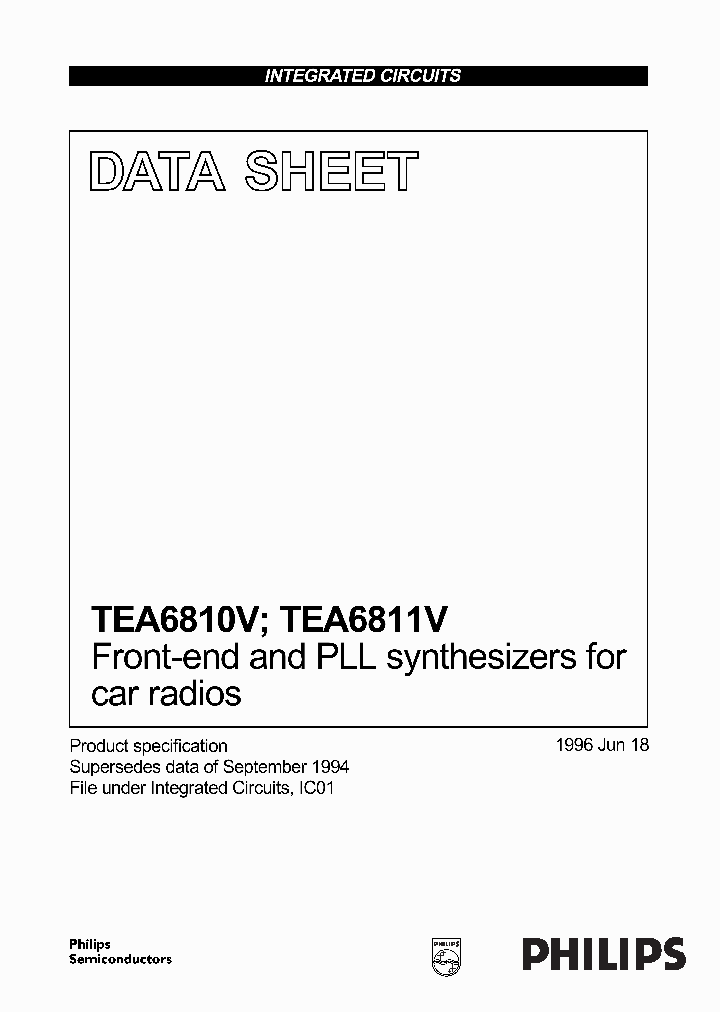 TEA6810V_259158.PDF Datasheet