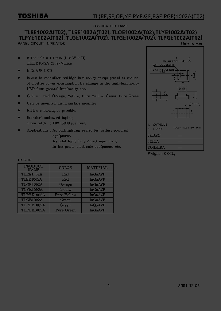 TLOE1002A_257805.PDF Datasheet