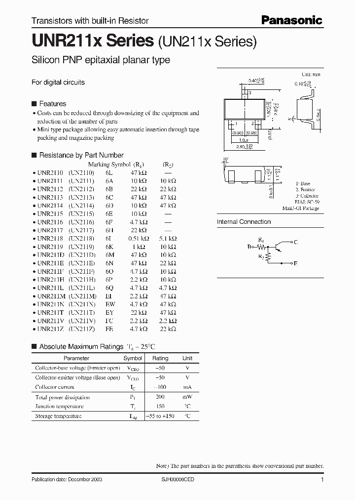 UNR2110_266822.PDF Datasheet