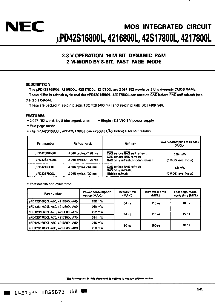 UPD42S16800L_217087.PDF Datasheet