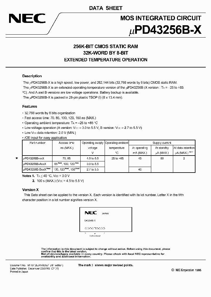 UPD43256B-X_219206.PDF Datasheet