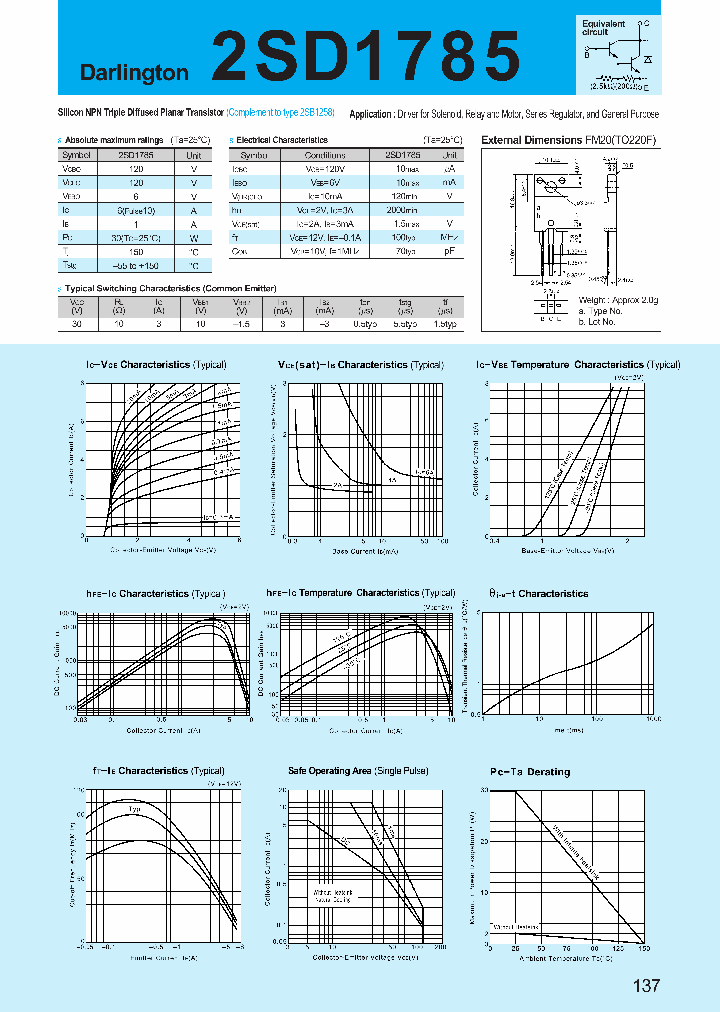 2SD1785_203440.PDF Datasheet