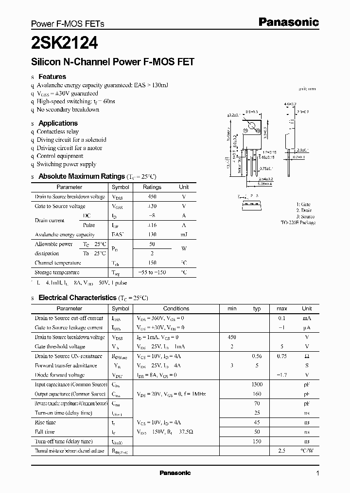 2SK2124_221570.PDF Datasheet