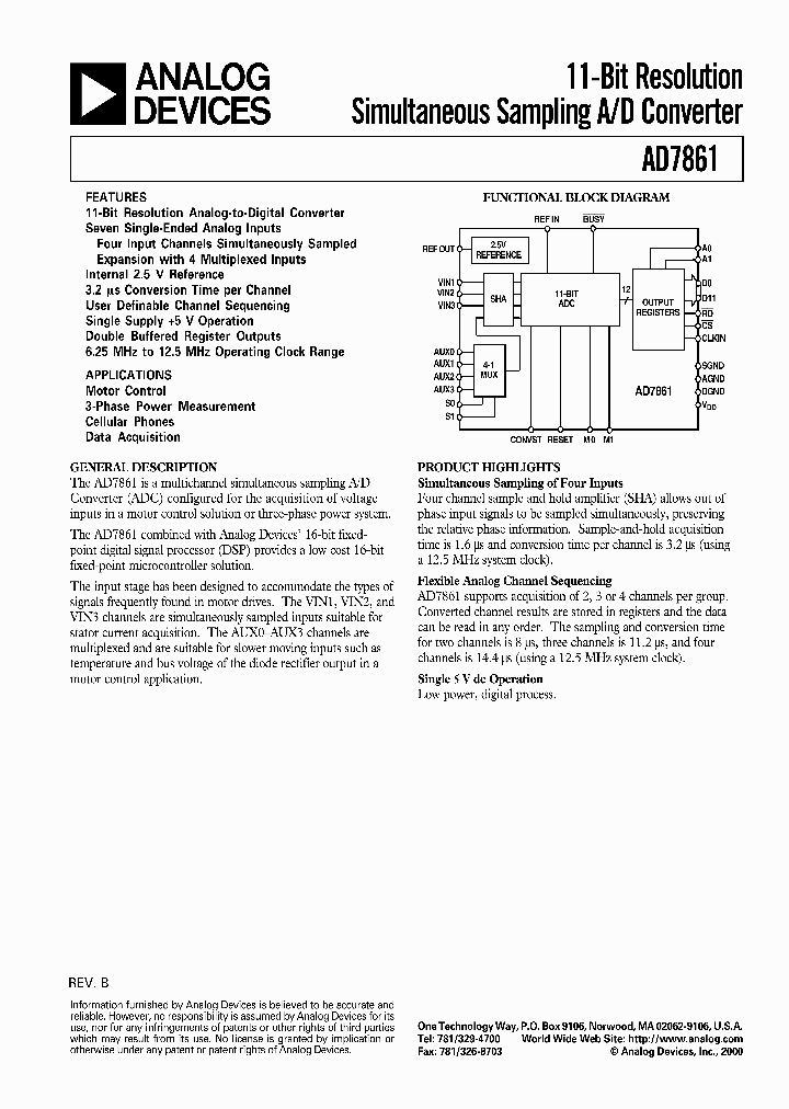 AD7861_218357.PDF Datasheet