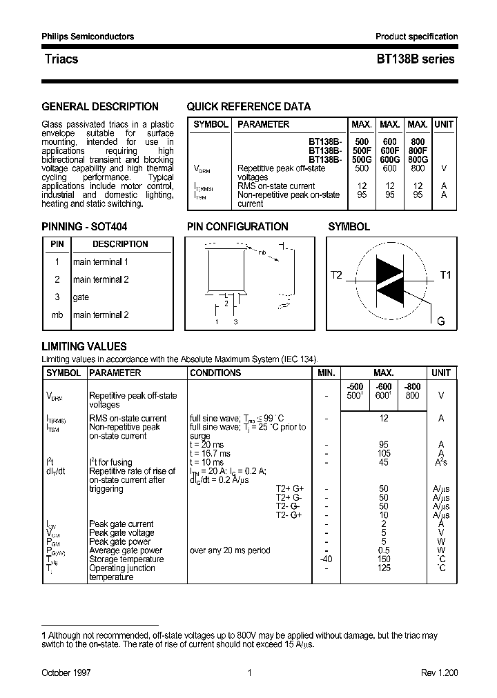 BT138B-500_232764.PDF Datasheet