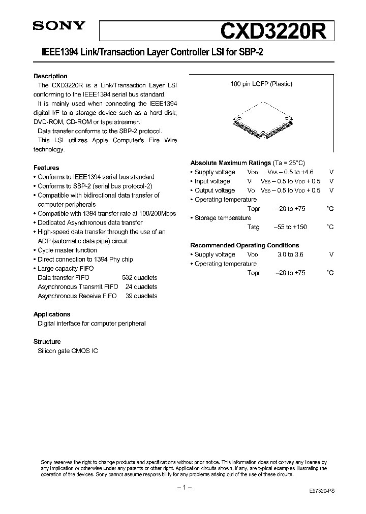 CXD3220_223887.PDF Datasheet