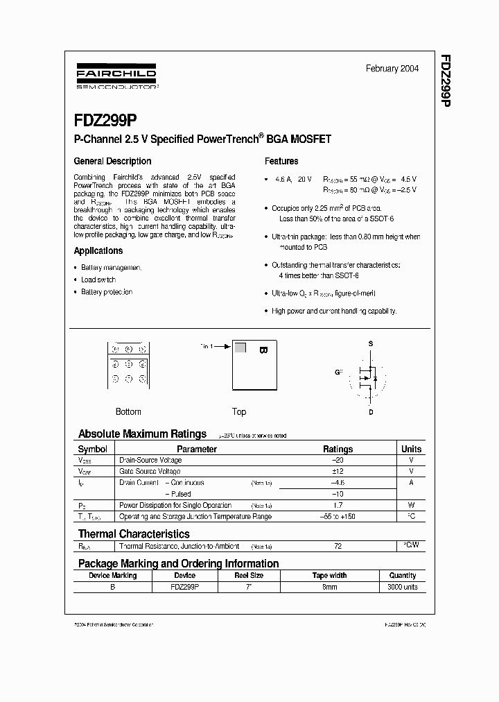 FDZ299P_220208.PDF Datasheet