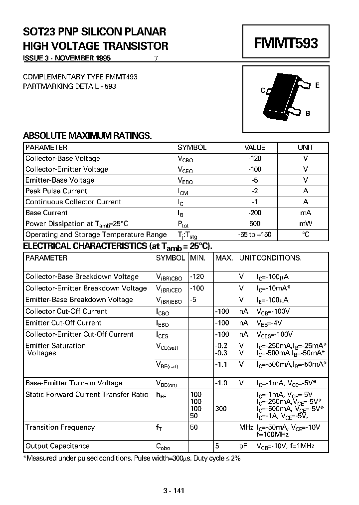 FMMT593_235547.PDF Datasheet