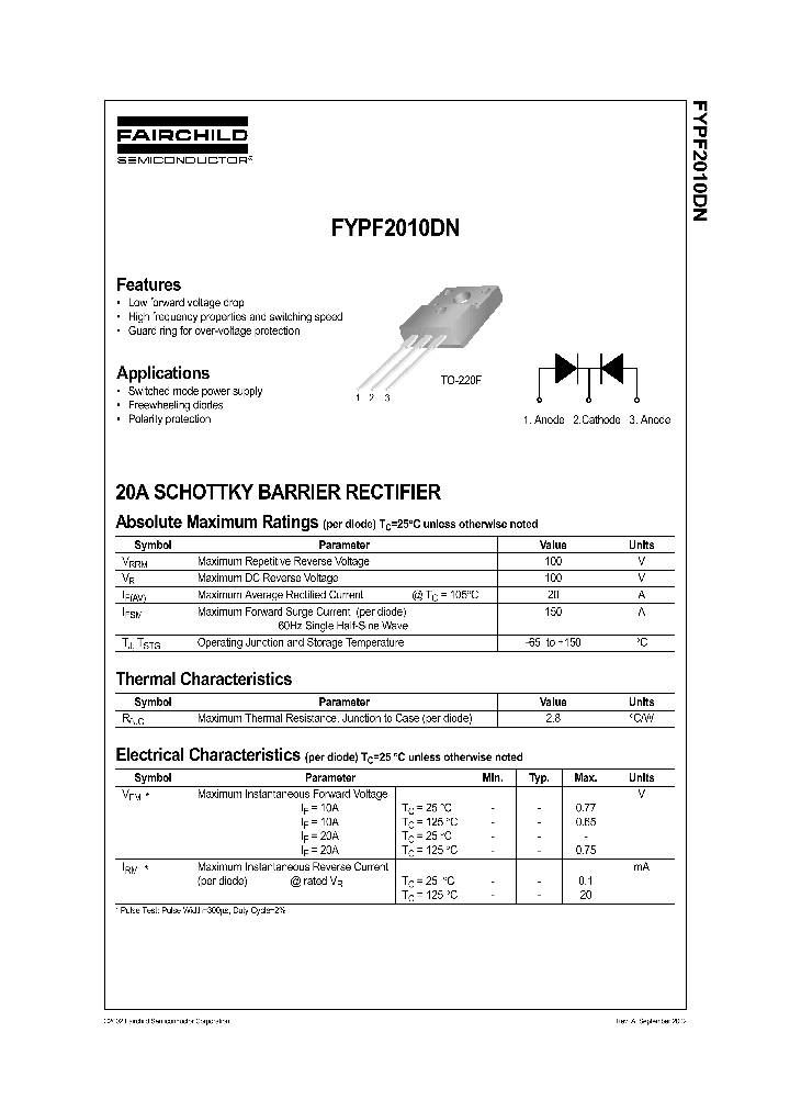 FYPF2010DN_214993.PDF Datasheet