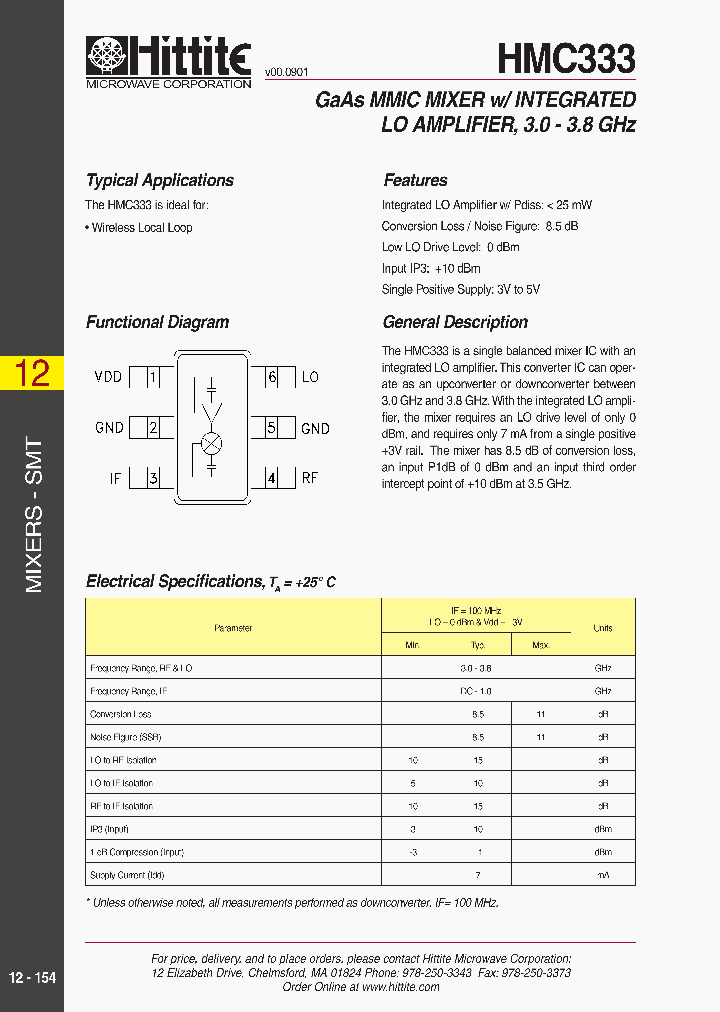 HMC333_230897.PDF Datasheet