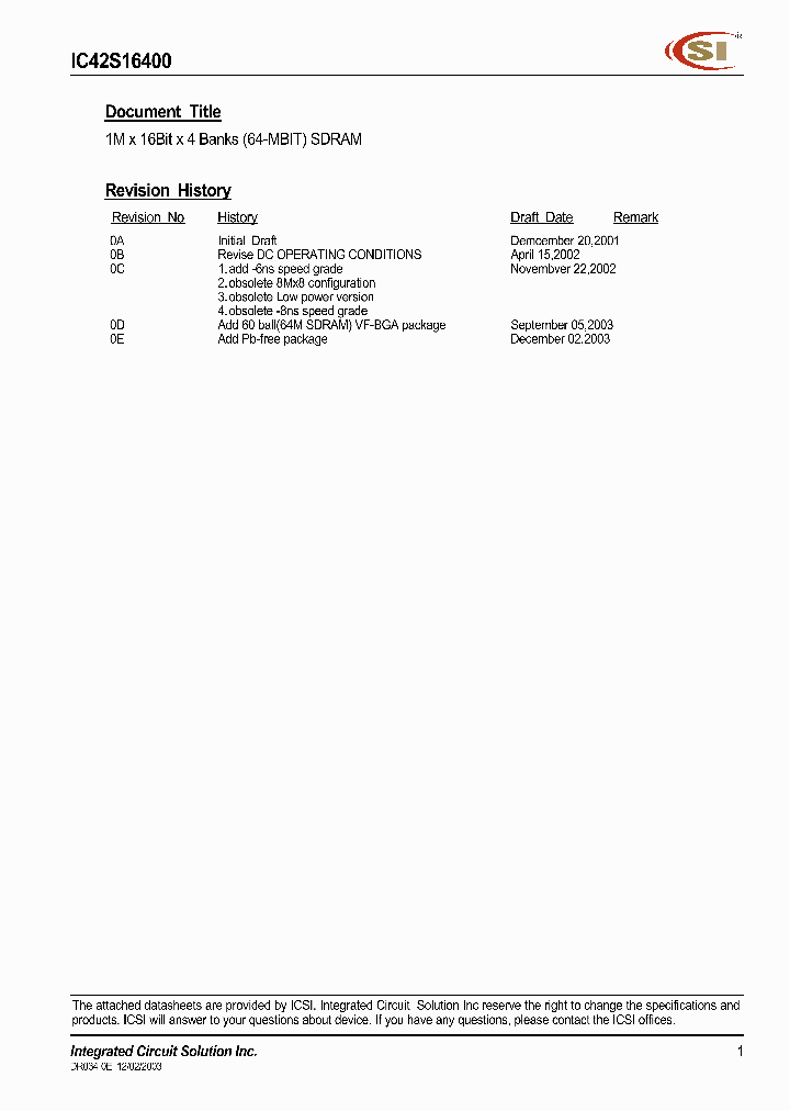 IC42S16400_202465.PDF Datasheet