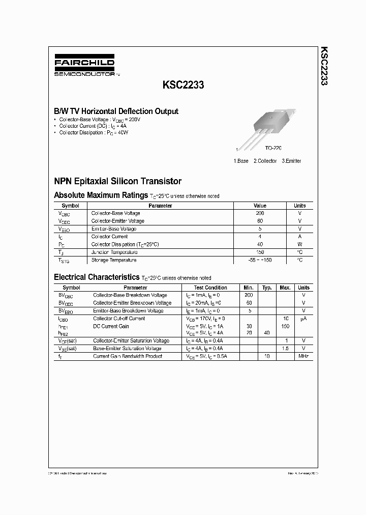 KSC2233_235061.PDF Datasheet