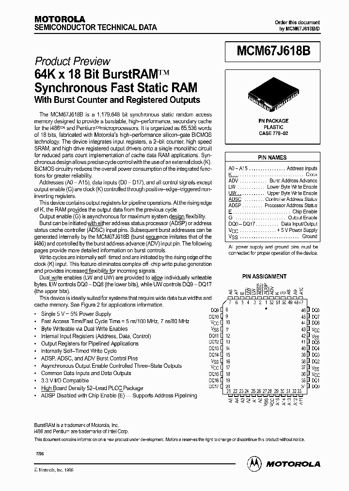 MCM67J618B_212040.PDF Datasheet