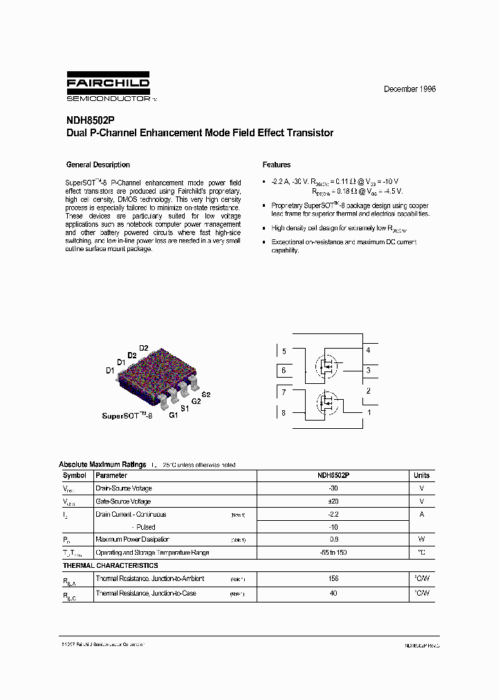 NDH8502P_220268.PDF Datasheet
