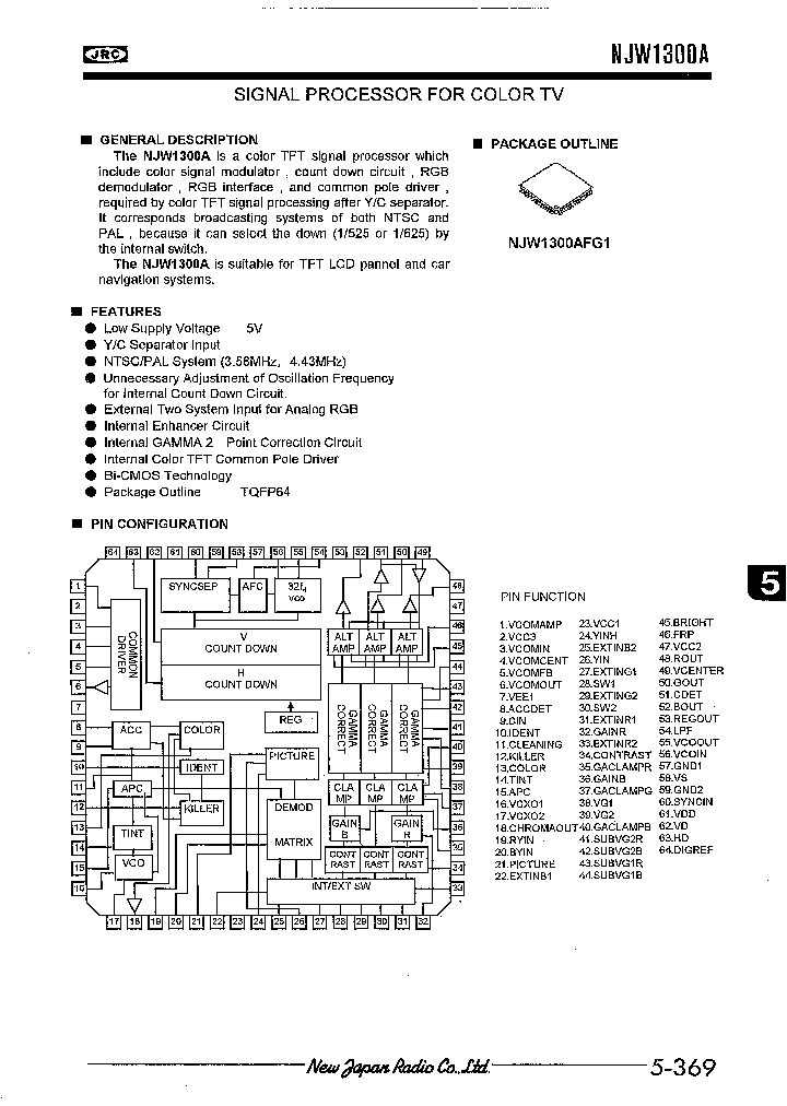 NJW1300A_213864.PDF Datasheet