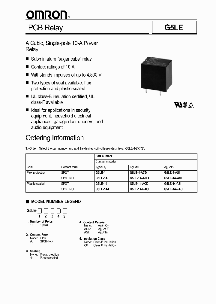 OMRONG5LE_261950.PDF Datasheet