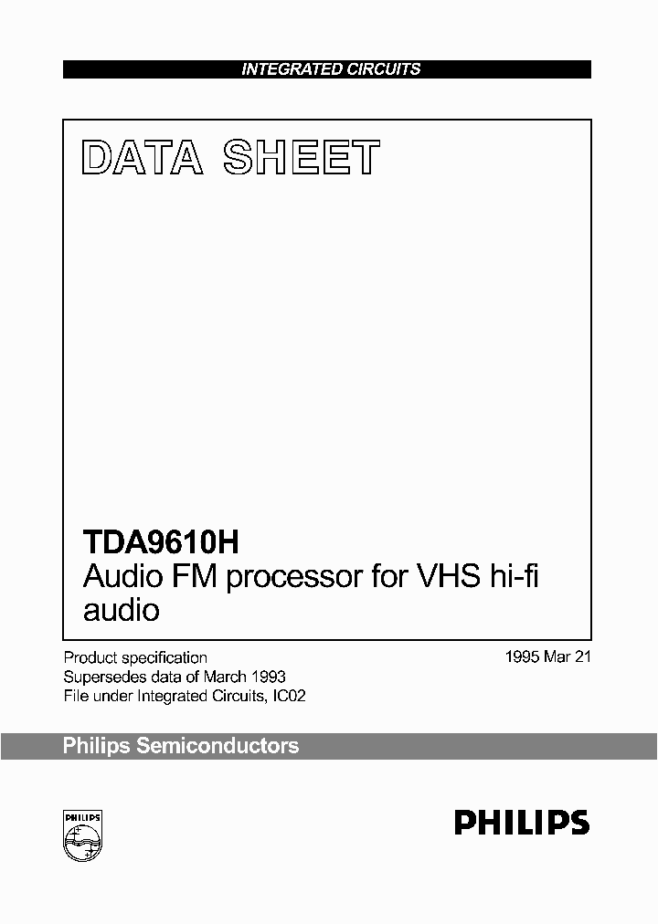 TDA9610_220445.PDF Datasheet