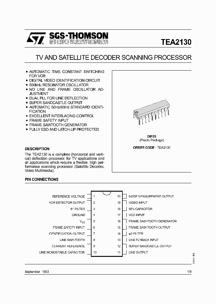 TEA2130_232337.PDF Datasheet