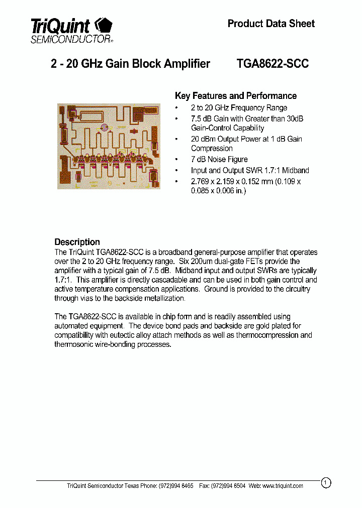 TGA8622_228360.PDF Datasheet