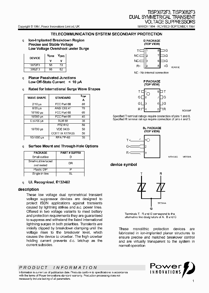 TISP3072F3_158805.PDF Datasheet