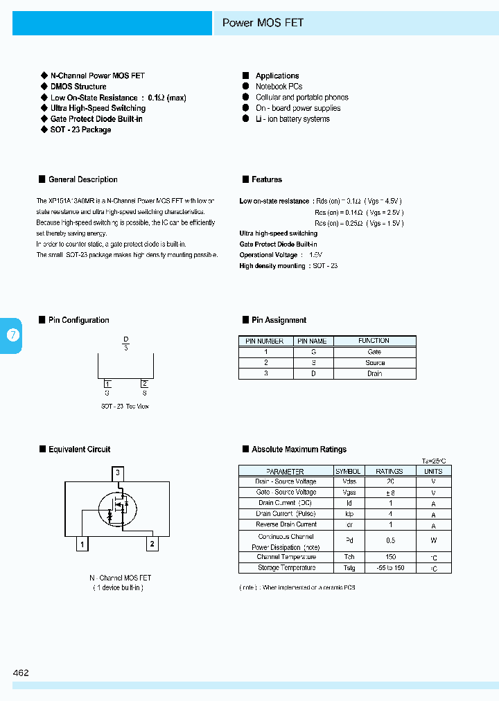 XP151A13A0MR_271848.PDF Datasheet