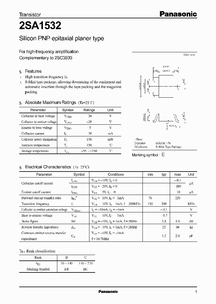 2SA1532_336566.PDF Datasheet