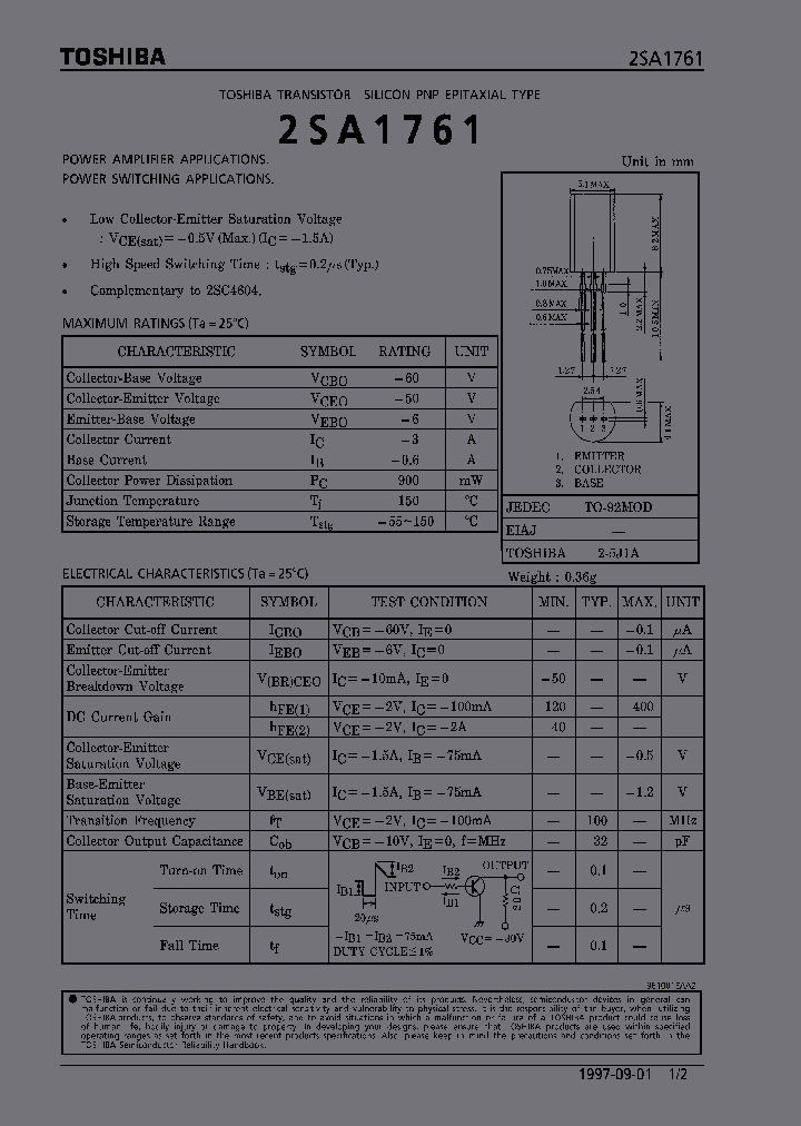 2SA1761_299825.PDF Datasheet