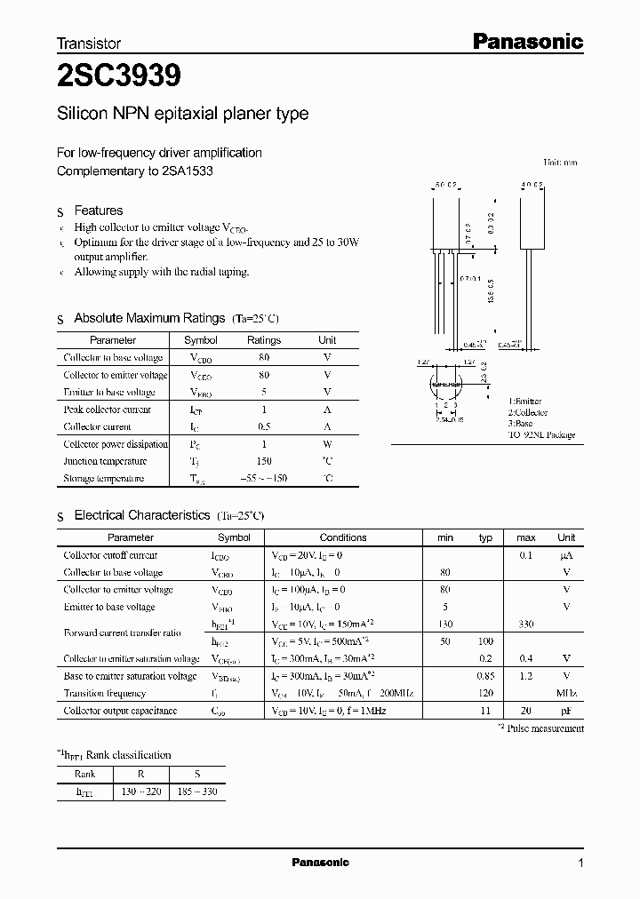 2SC3939_385559.PDF Datasheet