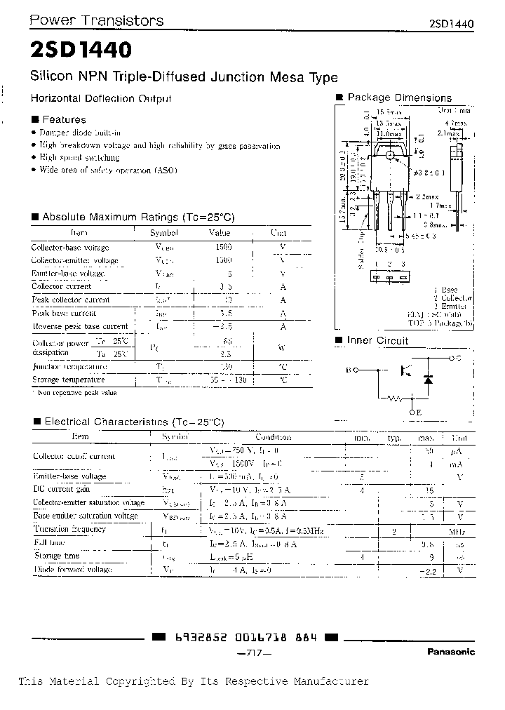 2SD1440_327478.PDF Datasheet