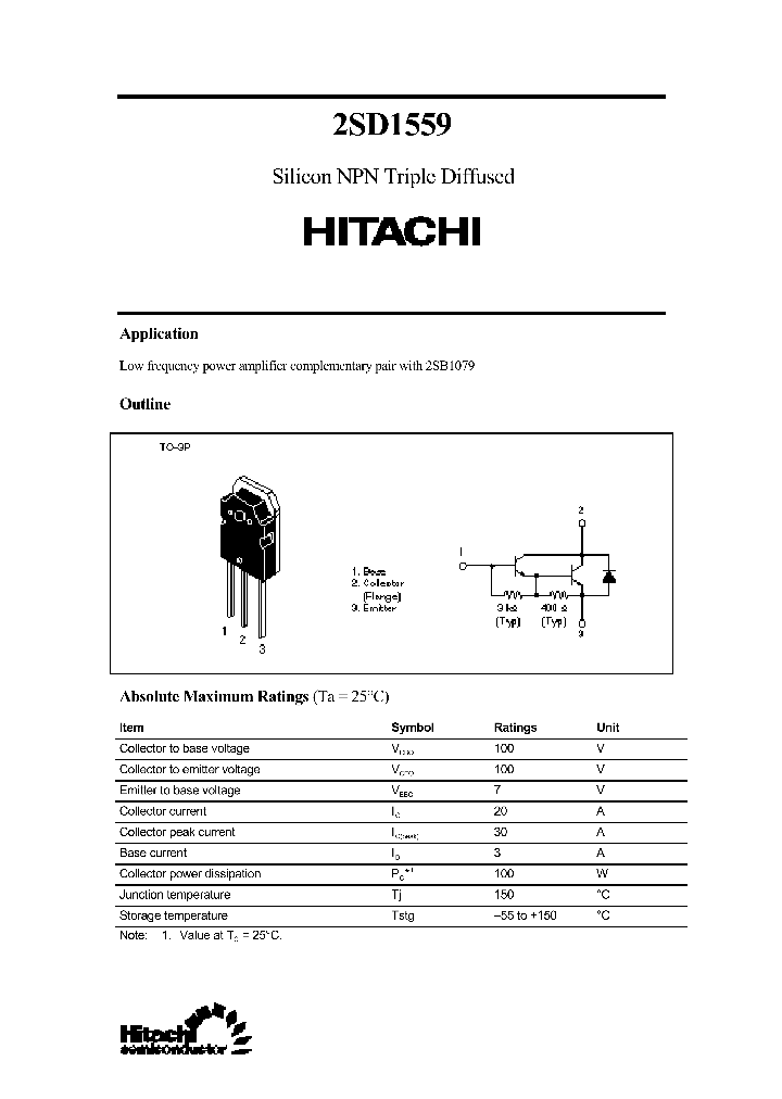 2SD1559_334241.PDF Datasheet