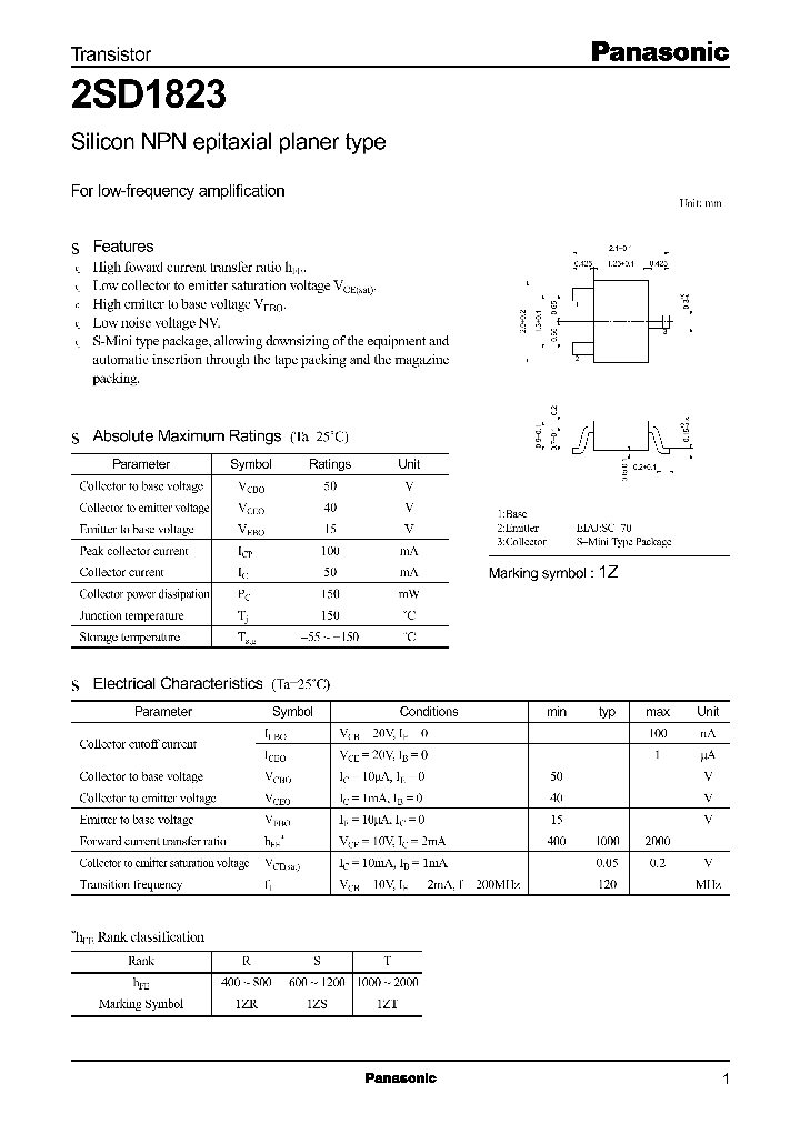 2SD1823_357566.PDF Datasheet