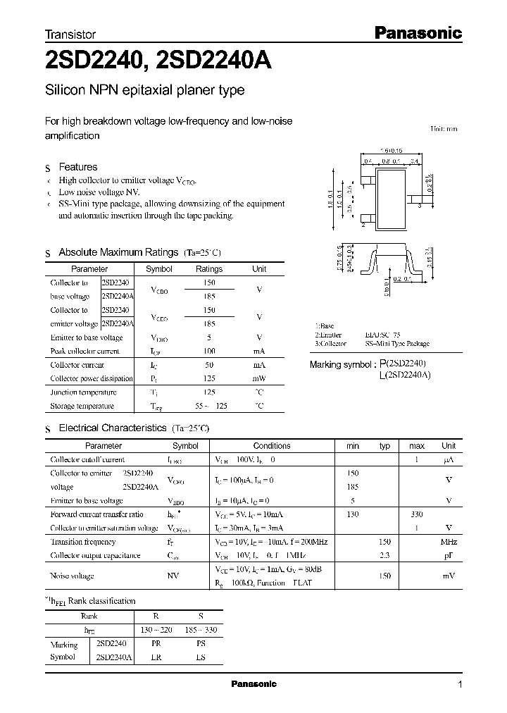 2SD2240A_357356.PDF Datasheet