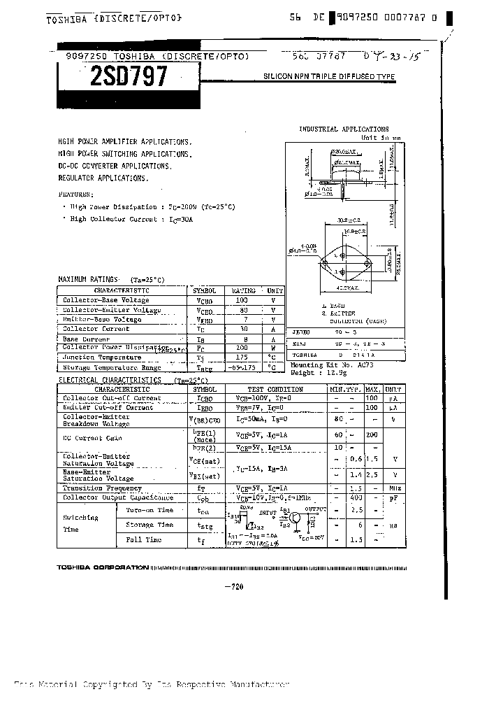 2SD797_385236.PDF Datasheet