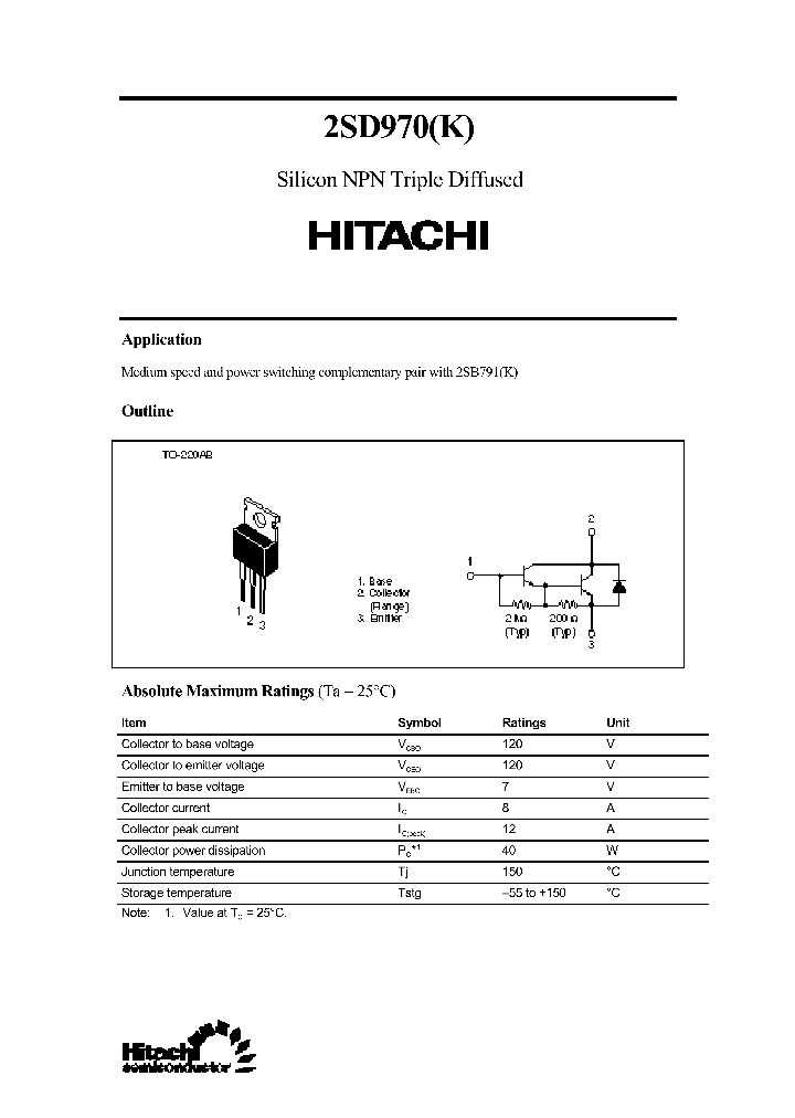 2SD970_308061.PDF Datasheet