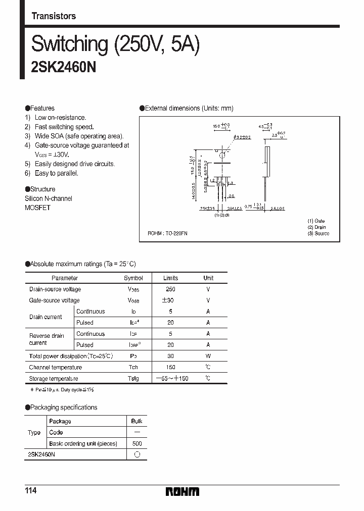 2SK2460N_307481.PDF Datasheet