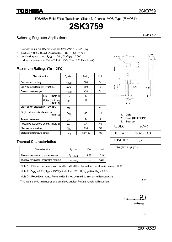 2SK3759_373043.PDF Datasheet