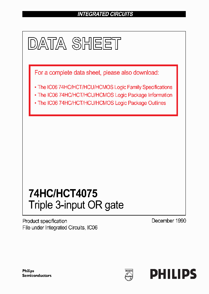 74HCHCT4075_316198.PDF Datasheet