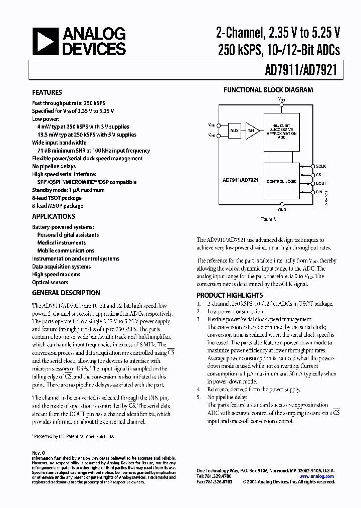 AD7911_312758.PDF Datasheet