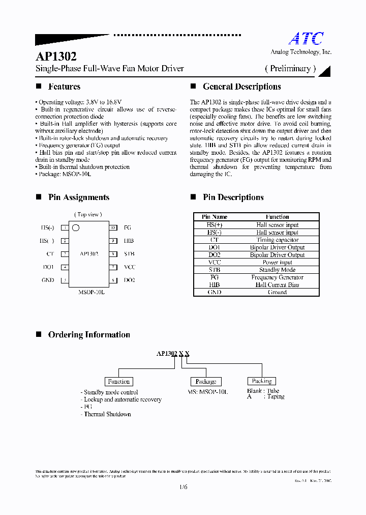 AP1302_200610.PDF Datasheet