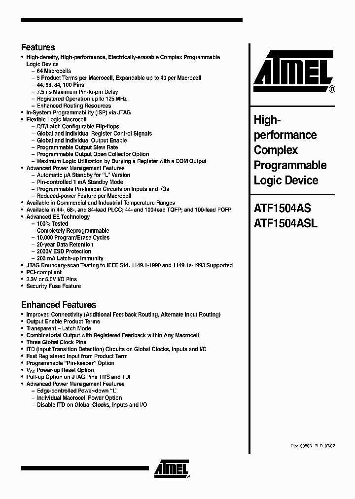 ATF1504AS_318560.PDF Datasheet