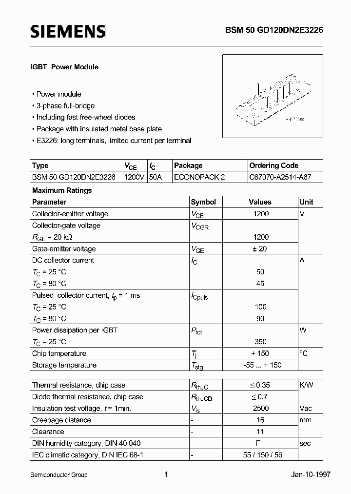 BSM50GD120DN2E3226_307077.PDF Datasheet