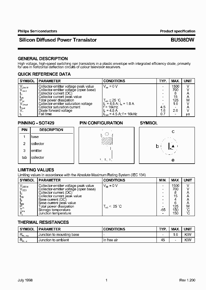 BU508DW_200820.PDF Datasheet