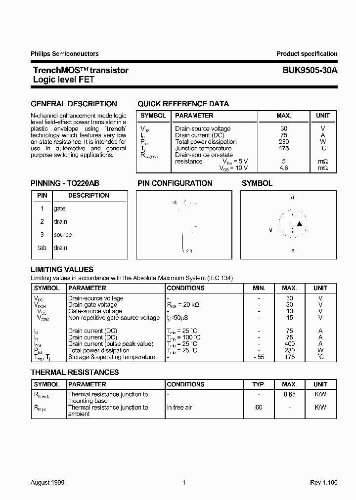 BUK9505-30A_329586.PDF Datasheet