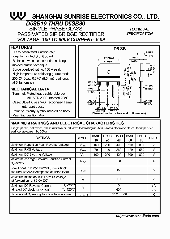 D5SB80_385512.PDF Datasheet