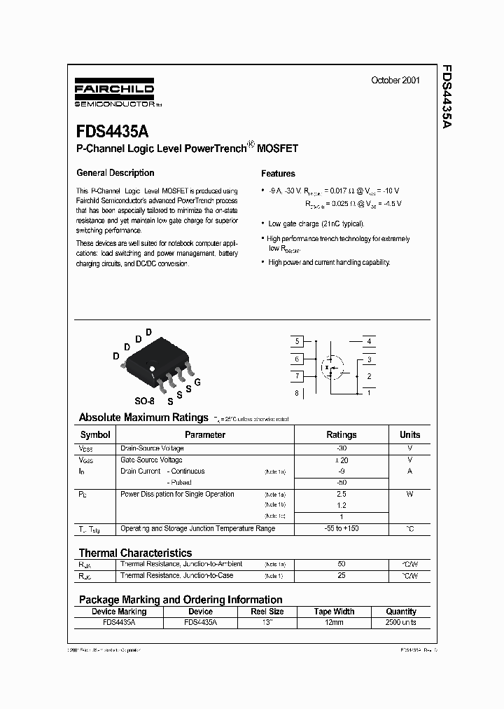 FDS4435A_201052.PDF Datasheet