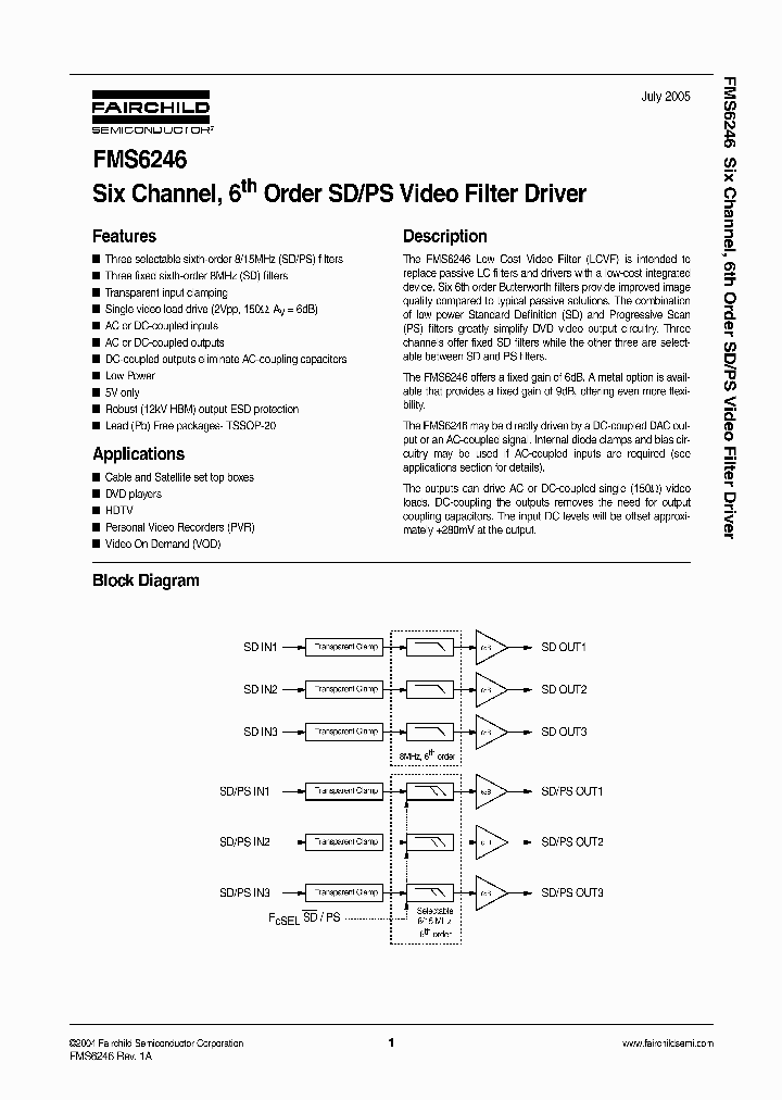 FMS6246_382147.PDF Datasheet