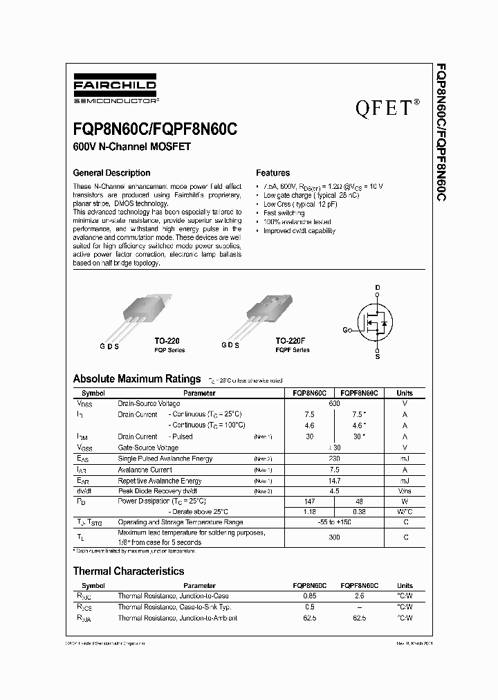 FQP8N60C_320267.PDF Datasheet